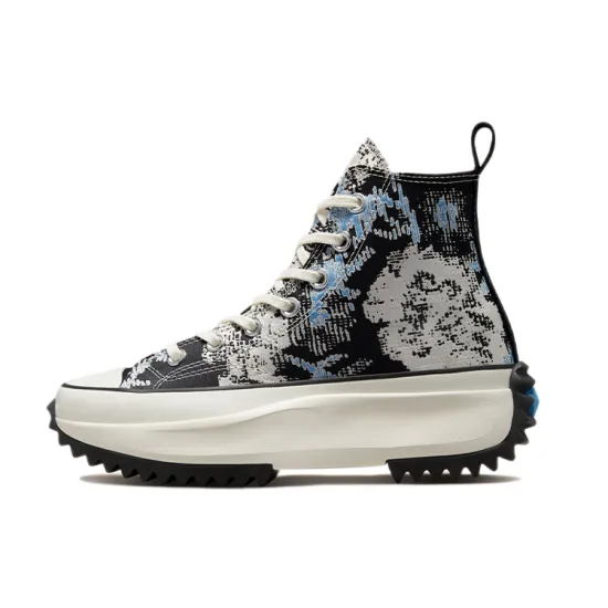 Converse Run Star Hike Hi Floral Fusion University Blue