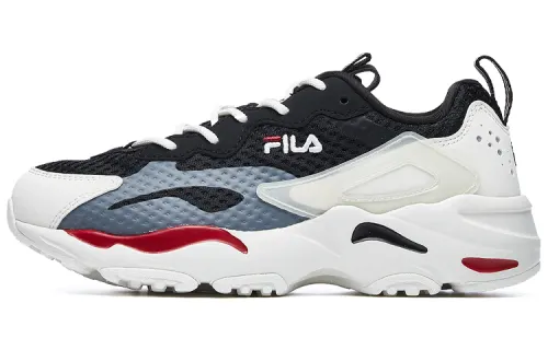 FILA FUSION Fila Tracer Running Shoes Black/White/Blue Women's