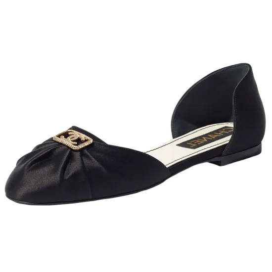 CHANEL Casual Single Shoes Women's Black