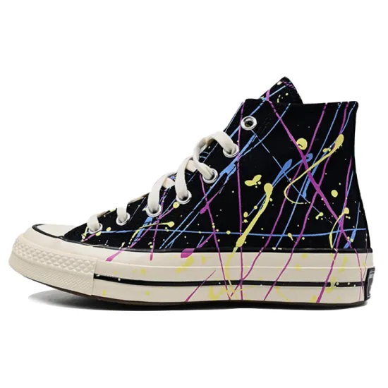 Converse Chuck Taylor All Star 70 Hi Archive Paint Splatter Black