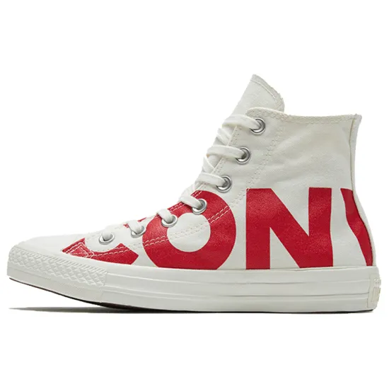 Converse Chuck Taylor All Star Canvas Shoes Unisex High-top White/Red