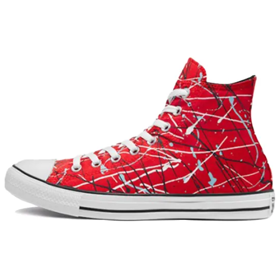 Converse Chuck Taylor All Star High 'Paint Splatter - University Red'