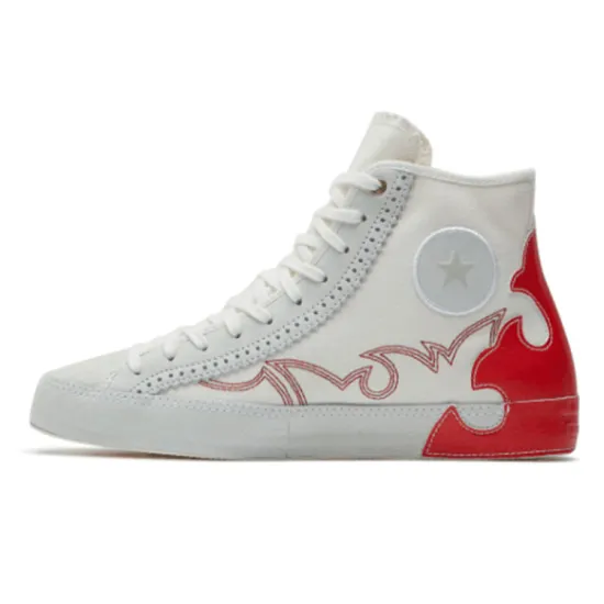 Converse Chuck Taylor All Star Canvas Shoes Women's High-top White/Red