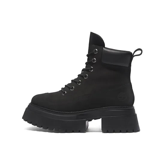 Timberland Sky 6 Inch Lace Up Boots 'Black Nubuck' Women's