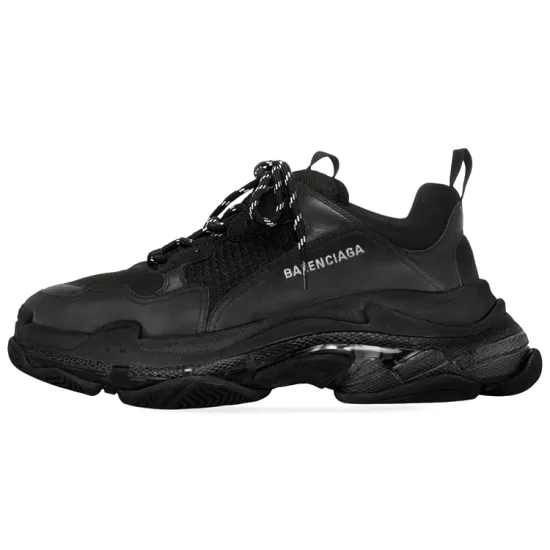 Balenciaga Triple S Clear Sole Black