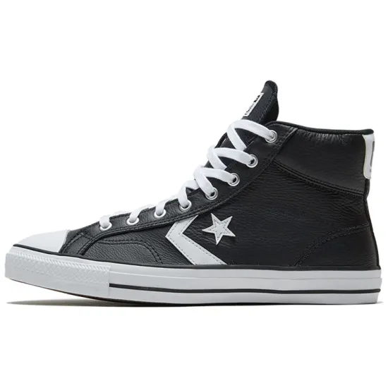 Converse Star Player 76 Canvas Shoes Unisex High-top Black/white