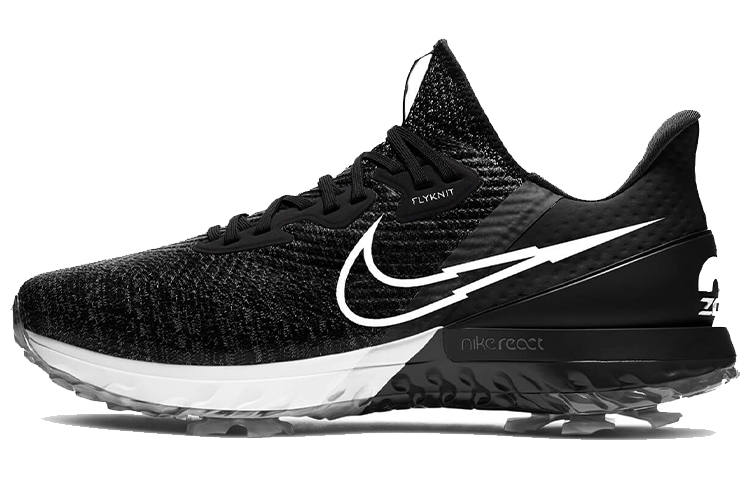 Nike Air Zoom Infinity Tour Golf Black White Wide
