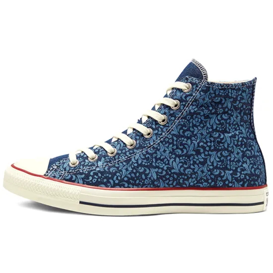 Converse Chuck Taylor All Star Canvas Shoes Unisex High-top White/Royal Blue/Fern Green