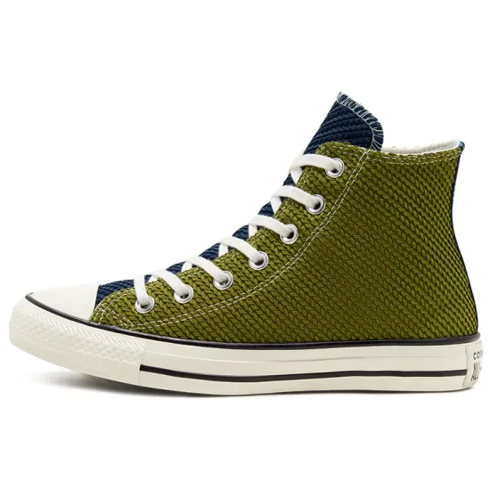 Converse Chuck Taylor All Star Canvas Shoes Women's High-top Green/Yellow