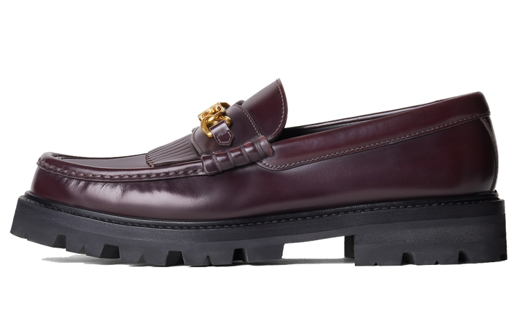 CELINE Селин популярный полировка кожаный кожа женский для отдыха туфли женский красный