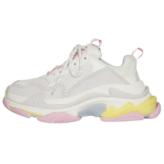 Balenciaga Triple S White Yellow Women's