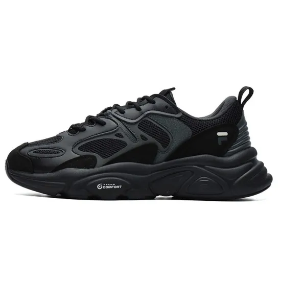 FILA Mars 2 Chunky Sneakers Men Low-Top Black/Dark Gray