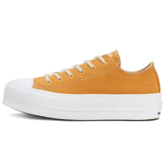Converse Chuck Taylor All Star Platform Ox Renew Cotton Sunflower Gold Women's