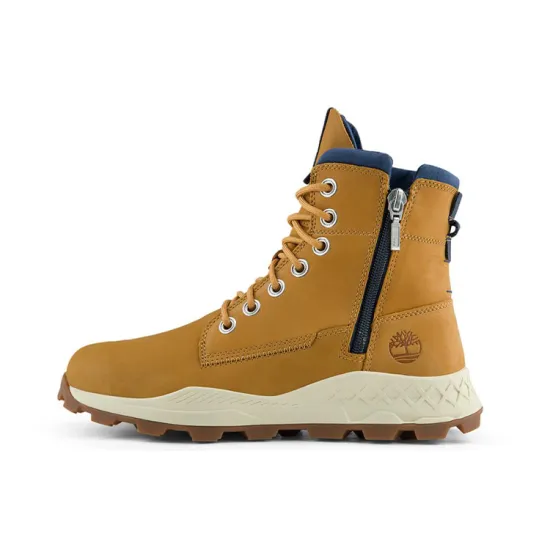 Timberland Brooklyn Side Zip Wide Fit Boot 'Wheat Nubuck'