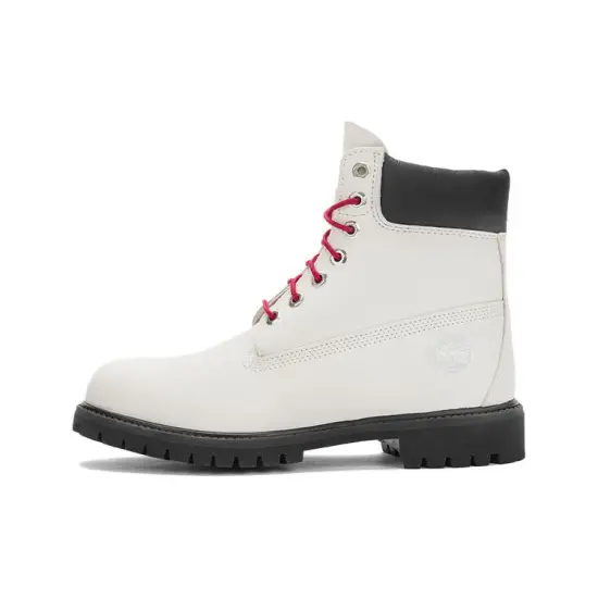 Timberland 6 Inch Premium Boot 'White Black Red'