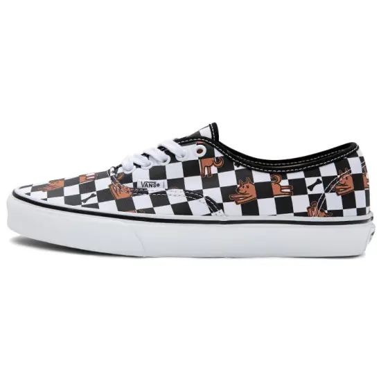 Vans Authentic Canvas Shoes Unisex Low-top Black/White