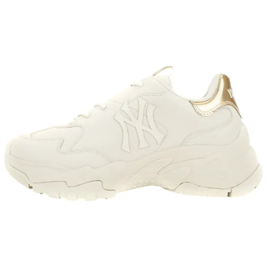 MLB Big Ball Chunky Chunky Sneakers Unisex Low-Top Ivory White
