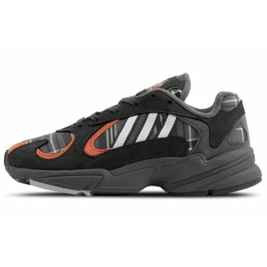 Adidas Yung-1 Orange Plaid