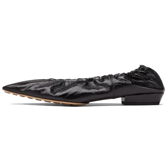 Bottega Veneta Almond Women's Casual Shoes Women's Pitch Black