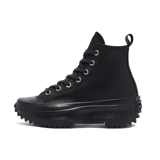 Converse Run Star Hike Hi Triple Black Leather
