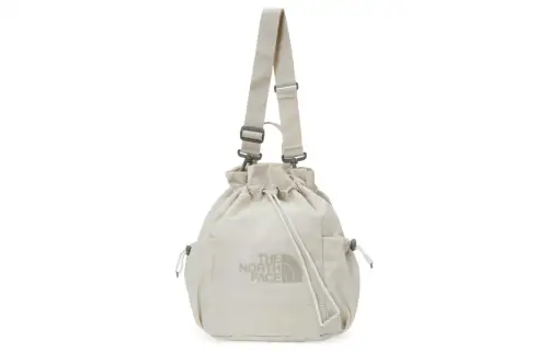 THE NORTH FACE 14L Bucket Bag Shoulder Bag Outdoor Bag Polyester Cream Unisex