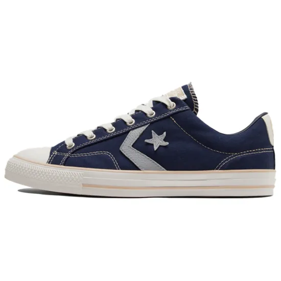 Converse Star Player 76 Canvas Shoes Unisex Low-top Navy