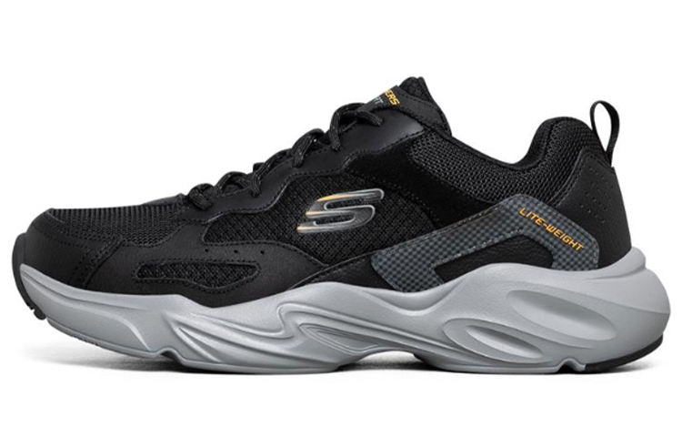 Skechers Stamina Airy Mesh, Artificial Leather Cushioning Abrasion Resistant Breathable Low top Chunky Sneakers Men's