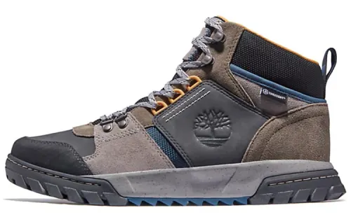 Timberland Boulder Trail Trekker Chukka Abrasion Resistant Abrasion Resistant Ankle Length Outdoor Boots Gray Black