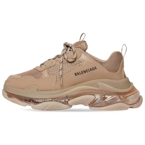 Balenciaga Triple S Clear Sole 'Brown' Men's