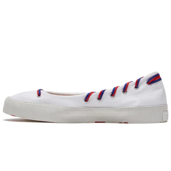 Converse Chuck Taylor All Star Canvas Shoes Women's Low-top White/Blue/Red