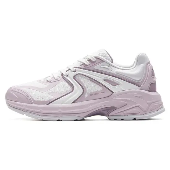 ANTA Millennium Glacier Chunky Sneakers Women's Low-Top White Pink