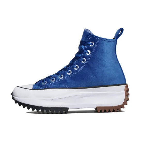 Converse Run Star Hike Canvas Shoes Unisex High-top Mist Blue