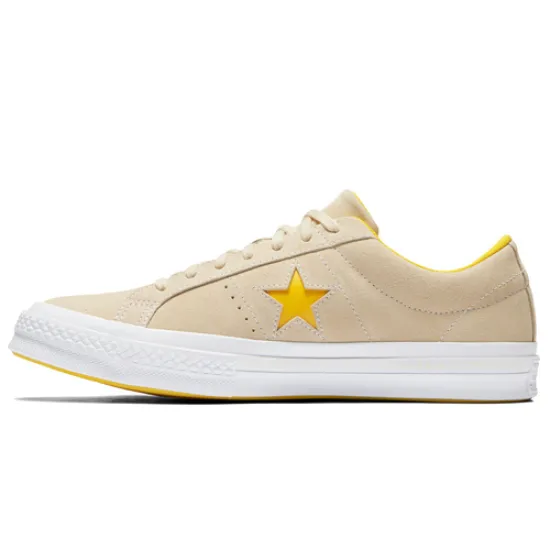 Converse One Star Canvas Shoes Unisex Low-top Yellow