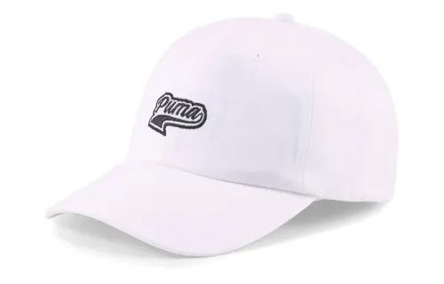 PUMA Cotton Baseball Caps Unisex White