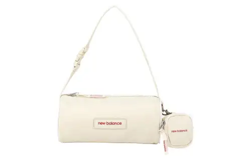 New Balance Nylon Portable Crossbody Bag, Shoulder Bag Women's Beige