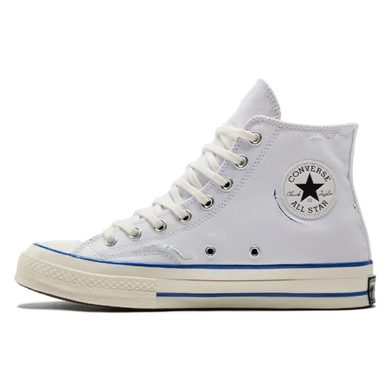 Converse 1970s Canvas Shoes Unisex High-top White/Royal Blue
