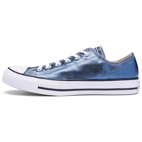 Converse Chuck Taylor All Star Canvas Shoes Unisex Low-top Metal Blue