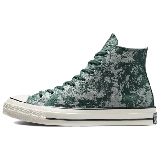 Converse Chuck Taylor All Star Canvas Shoes Unisex High-top Dark Green/gray