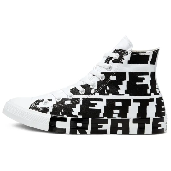 Converse Chuck Taylor All Star Canvas Shoes Unisex High-top White/Black