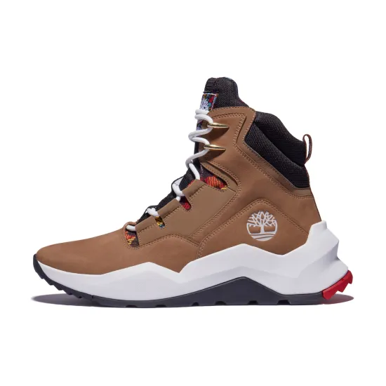 Timberland Madbury Side Zip Sneaker Boots 'Brown Nubuck'