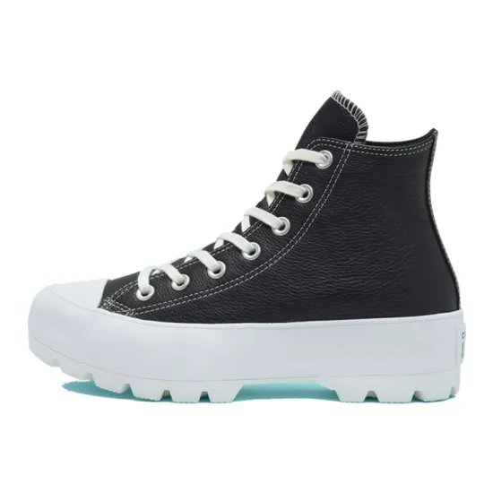 Converse Chuck Taylor All Star Women's Lugged Leather High 'Black White'
