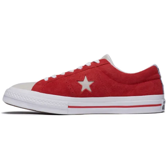 Converse One Star Canvas Shoes Unisex Low-top Red
