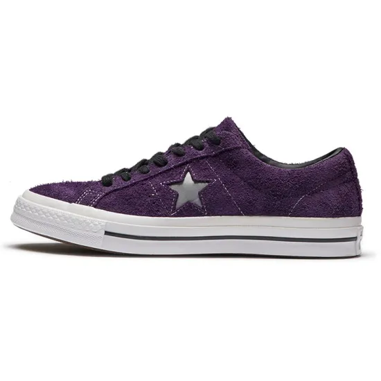 Converse One Star White Purple