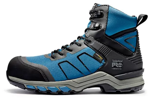 Timberland Hypercharge Textile Leather Waterproof And Wear resistant Short Outdoor Boots Black Blue