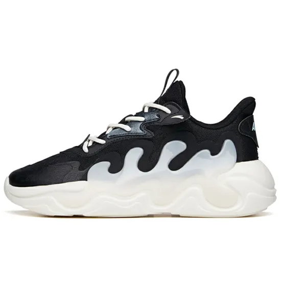ANTA Chao Worship 2.0 Casual Shoes Women's Low-Top Black Ivory White