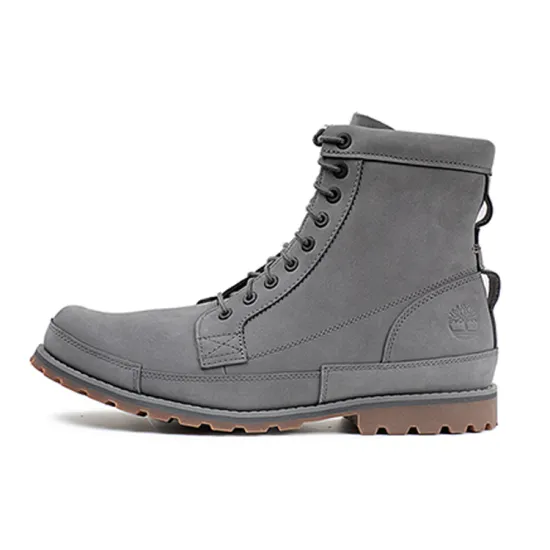 Timberland Earthkeeper Original Leather 6 Inch Wide Fit Boots 'Dark Grey Nubuck'