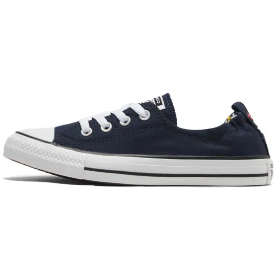 Converse Chuck Taylor All Star Canvas Shoes Women's Low-top Deep Black/white