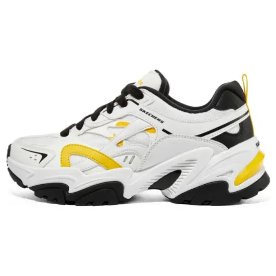 Skechers Sport Stamina V2 Shoes 'White Black Yellow' Women's