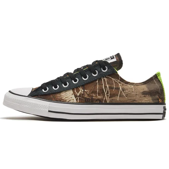 Converse Chuck Taylor All Star Canvas Shoes Unisex Low-top Black/Multi Color