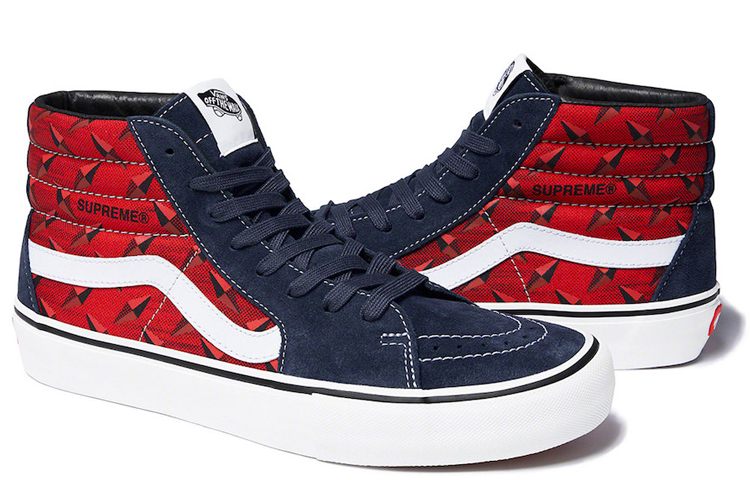 Supreme x Vans SK8-Hi Diamond Plate Collection